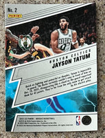 Jayson Tatum 2021 2022 Panini Mosaic Thunder Lane Series Mint Card #2
