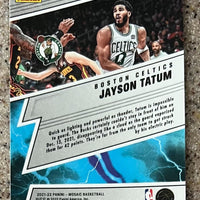 Jayson Tatum 2021 2022 Panini Mosaic Thunder Lane Series Mint Card #2