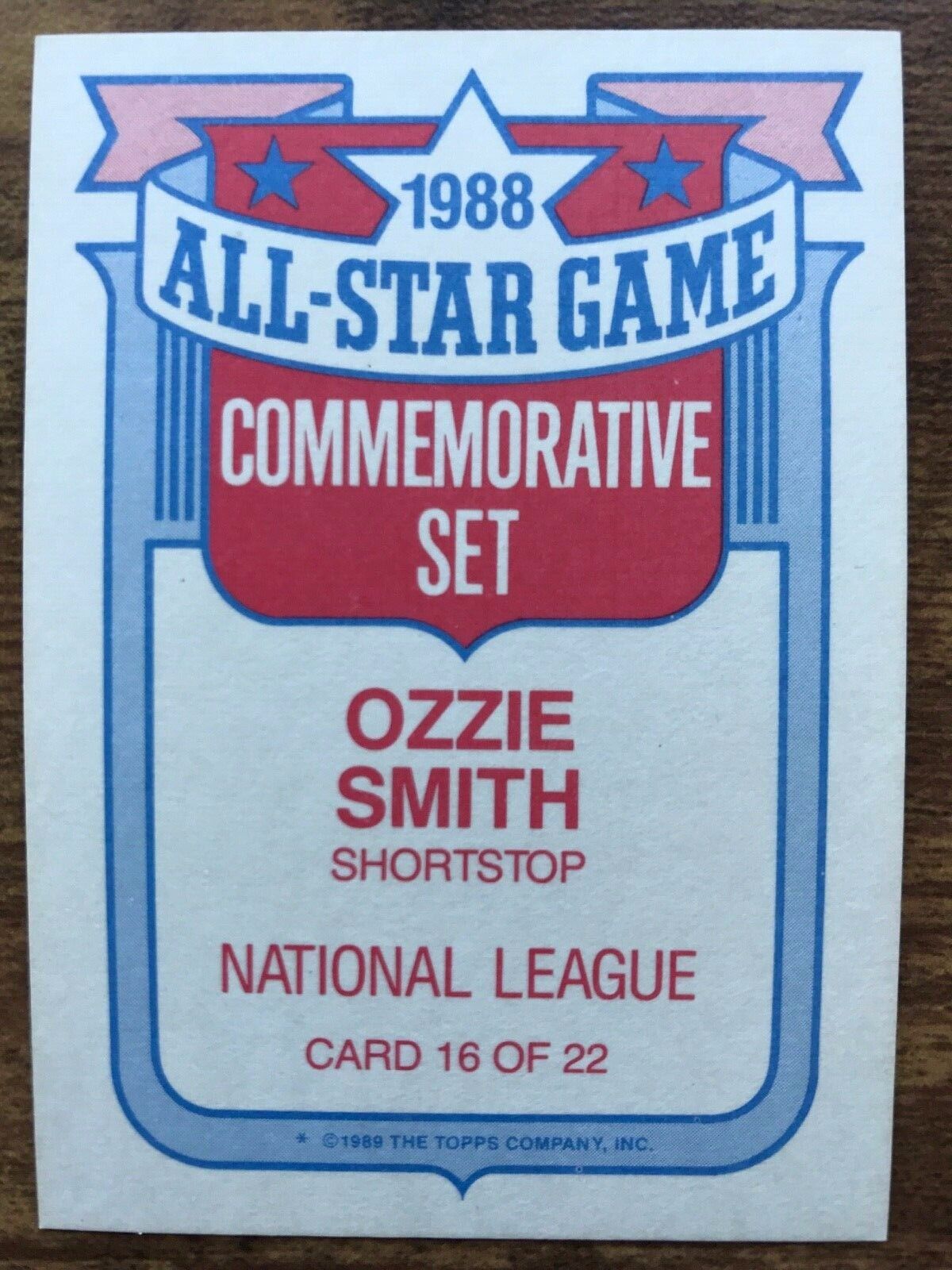 1989 Topps Ozzie Smith Baseball Card #230 Mint FREE SHIPPING