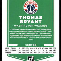 Thomas Bryant 2021 2022 Panini Donruss Orange Lazer Series Mint Card #7