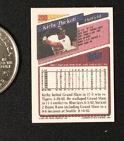 Kirby Puckett 1993 Topps Micro Series Mint Card #200
