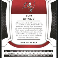 Tom Brady 2022 Panini Certified Series Mint Card #92