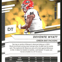 Devonte Wyatt 2022 Panini Prestige Xtra Points DIAMOND Parallel Series Mint Rookie Card #355