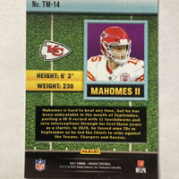 Patrick Mahomes II 2021 Panini Mosaic Touchdown Masters Series Mint Card #TM-14