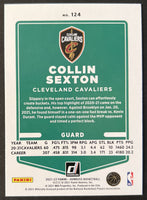 Collin Sexton 2021 2022 Panini Donruss Green and Yellow Laser Series Mint Card #124
