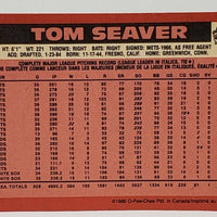 Tom Seaver 1986 O-Pee-Chee Series Mint Card #390