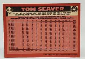 Tom Seaver 1986 O-Pee-Chee Series Mint Card #390