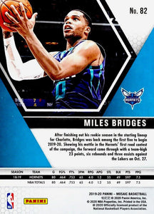 Miles Bridges 2019 2020 Panini Mosaic Series Mint Card #82