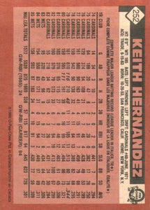 Keith Hernandez 1986 O-PEE-CHEE Series Card #252