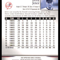 Derek Jeter 2007 Upper Deck Series Mint Card #844
