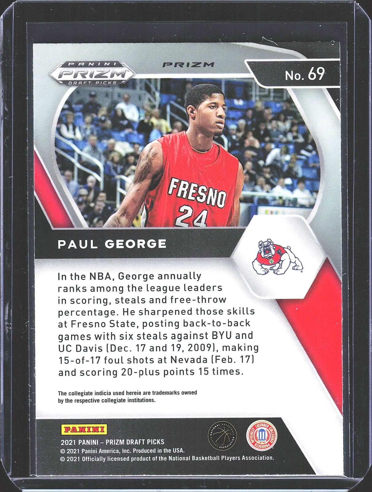 Paul george red white hotsell and blue