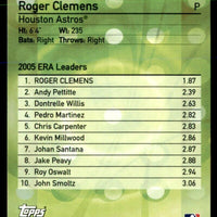 Roger Clemens 2006 Topps Own The Game Series Mint Card #OG4