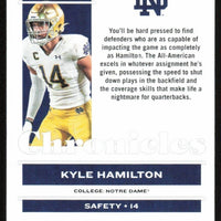 Kyle Hamilton 2022 Panini Chronicles Draft Picks Mint Rookie Card #4