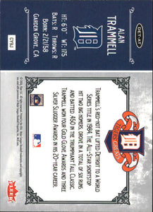 Alan Trammell 2006 Greats of the Game Tigers Greats Series Mint Card #DET-AT