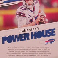 Josh Allen 2022 Panini Prestige Power House Series Mint Card #PH-1