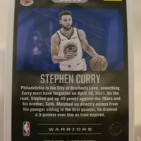 Stephen Curry 2020 2021 Panini Illusions Series Mint Card #73