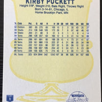 Kirby Puckett 1990 Fleer Award Winners Series Mint Card #26