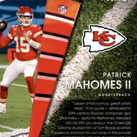 Patrick Mahomes II 2021 Panini Contenders Chain Movers Series Mint Insert Card #CM-PMA