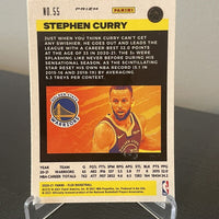 Stephen Curry 2020 2021 Panini Flux Laser Prizm Series Mint Card #55