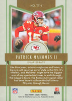 Patrick Mahomes II 2022 Panini Legacy Timeless Talents Series Mint Card # TT-1
