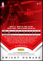 Dwight Howard 2013 2014 Panini Prestige Series Mint Card #4
