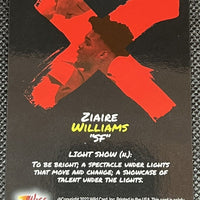 Ziaire Williams 2022 Wild Card Alumination Red Light Show Mint Rookie Card #LS-25