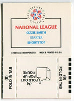 Ozzie Smith 1988 Donruss Leaf All-Stars Pop-Up Series Mint Card
