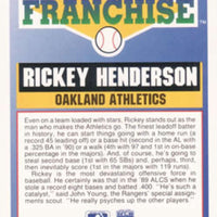 Rickey Henderson 1991 Score The Franchise Series Mint Card #857