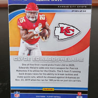 Clyde Edwards-Helaire 2020 Panini Playoff Rookie Wave Series Mint Rookie Card #RW- 12