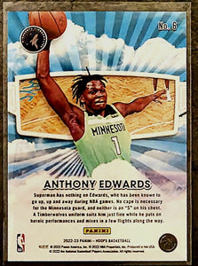 Anthony Edwards 2022 2023 Panini Hoops Skyview Series Mint Card #6