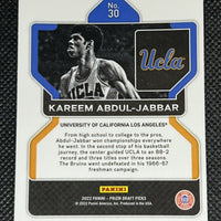 Kareem Abdul-Jabbar 2022 2023 Panini Prizm Draft Picks Series Mint Card #30