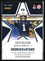 Zach Wilson 2021 Panini Chronicles Draft Picks Rookies and Stars Series Mint ROOKIE Card #304
