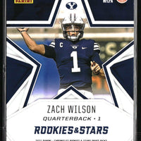 Zach Wilson 2021 Panini Chronicles Draft Picks Rookies and Stars Series Mint ROOKIE Card #304