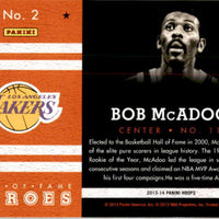 Bob McAdoo 2013 2014  Panini Hoops Hall of Fame Heroes Series Mint Card #2