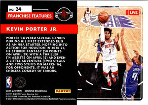 Kevin Porter Jr. 2021 2022 Panini Donruss Franchise Features Series Mint Card #24