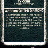 Ty Cobb 2020 Topps Warriors of the Diamond Series Mint Card #WOD13