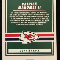 Patrick Mahomes II 2021 Panini Chronicles Stars & Stripes Series Mint Card #STS-PMA