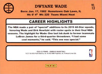Dwyane Wade 2022 2023 Panini Donruss Retro Series Mint Card #13
