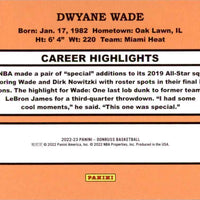 Dwyane Wade 2022 2023 Panini Donruss Retro Series Mint Card #13