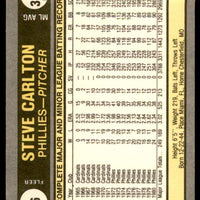 Steve Carlton 1981 Fleer Series Mint Card #6