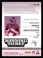 Tom Brady 2021 Panini Contenders Winning Ticket Series Mint Card #WT-TBR

