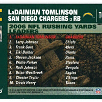 LaDainian Tomlinson 2007 Topps Chrome League Leaders Series Mint Card  #TC151