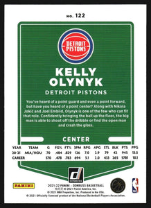 Kelly Olynyk 2021 2022 Panini Donruss Orange Lazer Series Mint Card #122