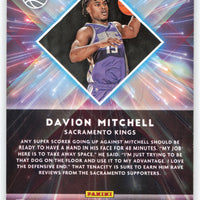 Davion Mitchell 2021 2022 Panini Donruss Great X-Pectations Series Mint Rookie Card #1