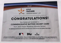 Kyle Tucker 2022 Topps Update Commemorative Batting Helmet
