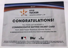 2022 MLB All-Star Game-Used Batting Helmet - Kyle Tucker, Jersey