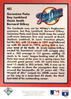 Ozzie Smith 1993 Upper Deck Runnin' Redbirds Series Mint Card #482
