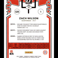 Zach Wilson 2021 Panini Chronicles Draft Picks Donruss Retro Series Mint ROOKIE Card #1
