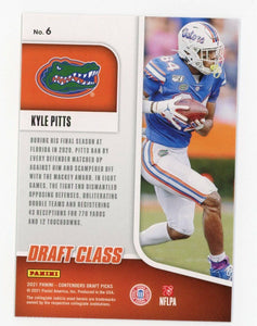 Kyle Pitts 2021 Panini Contenders Draft Picks Draft Class PURPLE Series Mint Rookie Card #6