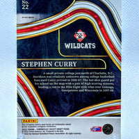 Stephen Curry 2022 2023 Panini Chronicles Select Draft Picks BLACK Prizm Series Mint Card #22
